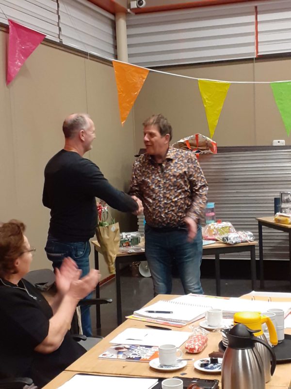 En tenslotte word er stilgestaan bij het stoppen van het voorzitterschap van Bert Verweij.