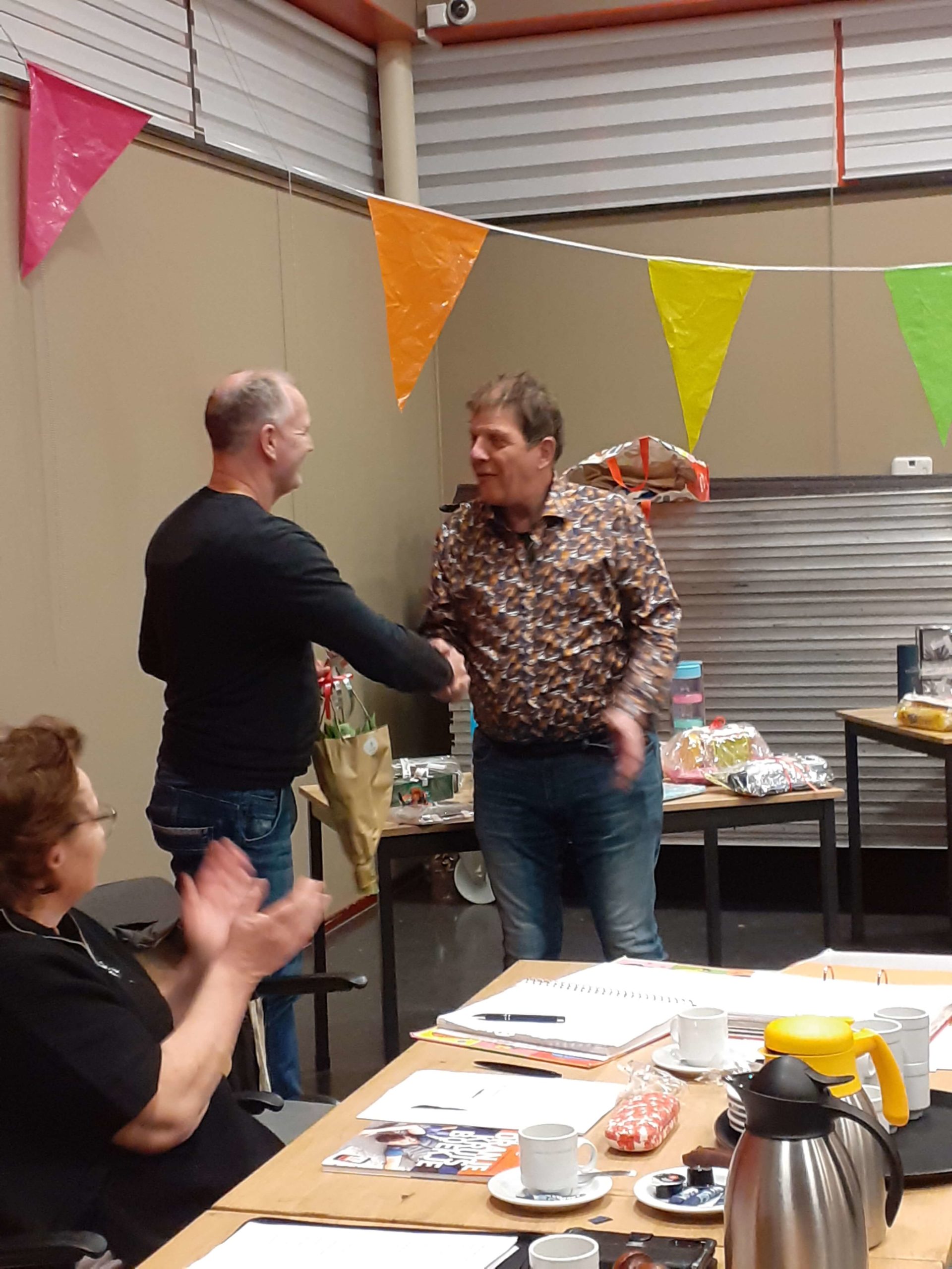 En tenslotte word er stilgestaan bij het stoppen van het voorzitterschap van Bert Verweij.